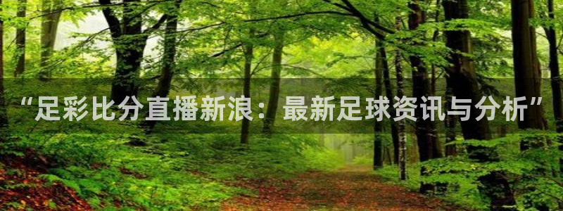 鲸鱼体育免费版：“足彩比分直播新浪：最新足球资讯与分析”
