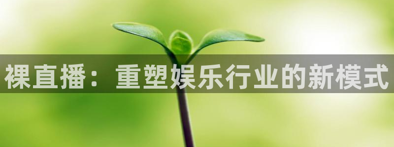 鲸鱼足球体育直播：裸直播：重塑娱乐行业的新模式